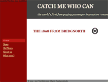 Tablet Screenshot of catchmewhocan.org.uk